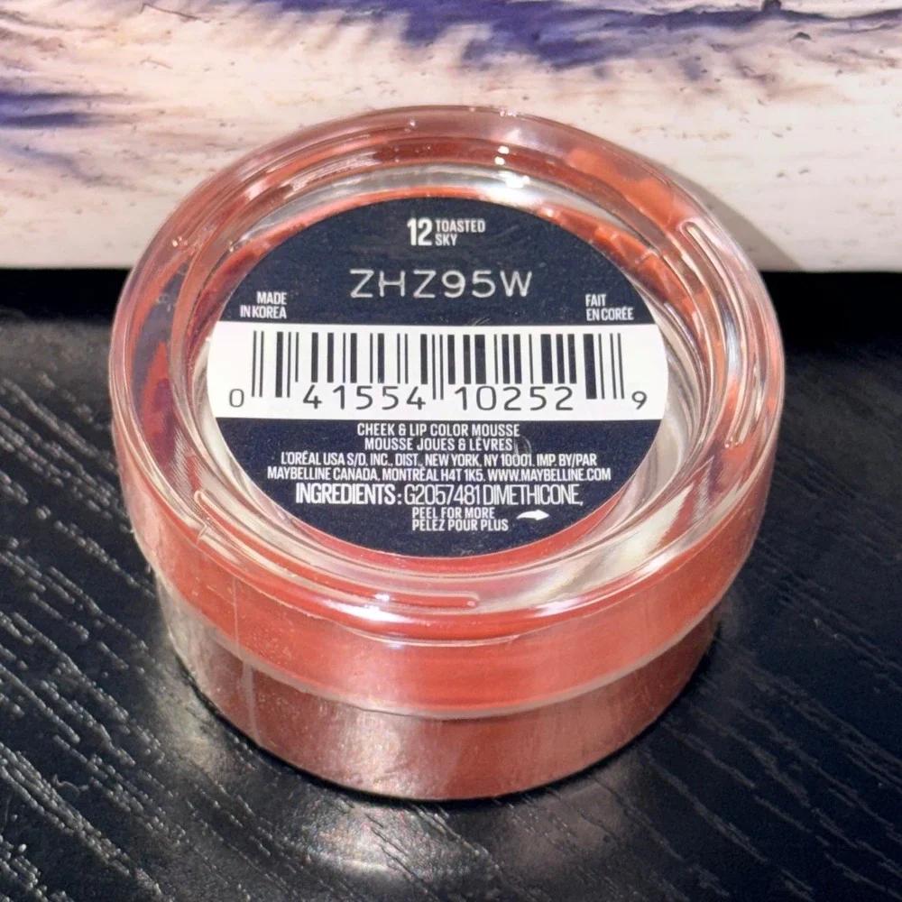 Maybelline Cloudtopia Cheek & Lip Mousse Toasted Sky 12 Terracotta New